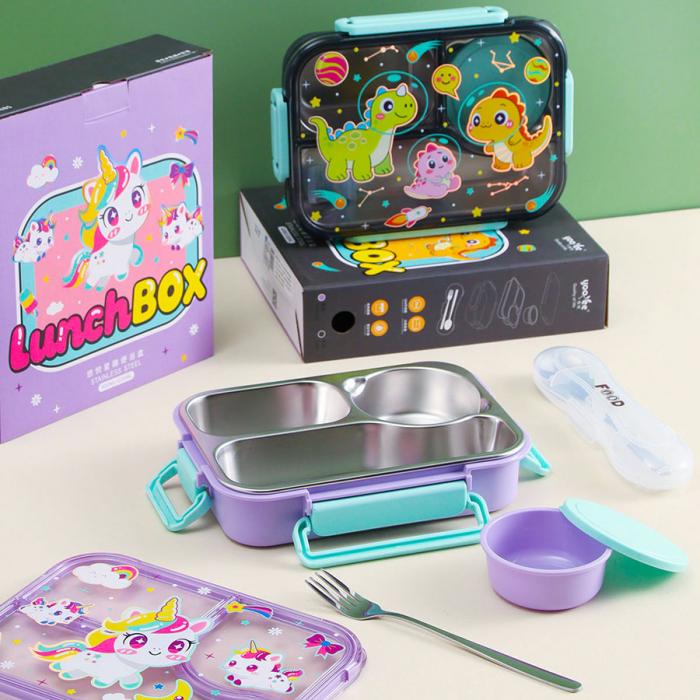 悠悅星趣便當(dāng)盒(400ml+100ml)有印刷